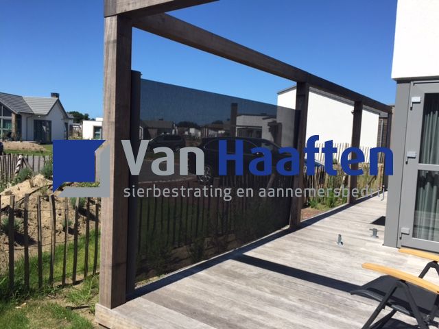 Economisch Idioot verkopen oprolbaar terrasscherm Inova 120 t/m 185 x 350 cm - Van Haaften  Sierbestrating B.V.